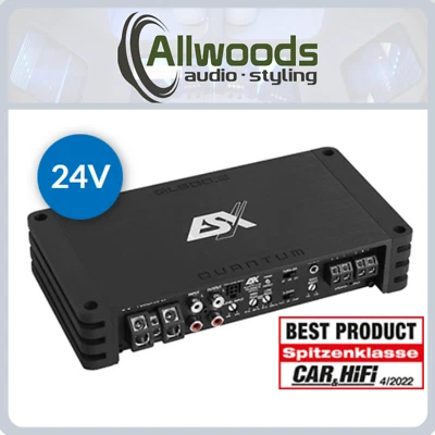 ESX QL600.2 24V 2ch Class D Digital amplifier 600w RMS - Image 1 of 4