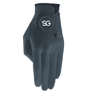 SG Men Colored Cabretta Leather Golf Gloves Gold Red Black Blue Grey - Picture 1 of 25