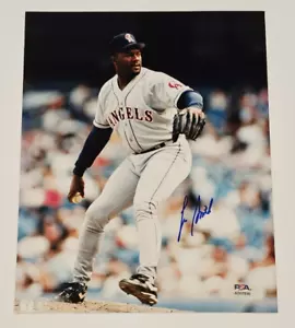 LEE SMITH Signed 8x10 Photo-HALL OF FAME-478 SAVES-CALIFORNIA ANGELS-PSA - Picture 1 of 2