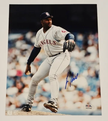 LEE SMITH Signed 8x10 Photo-HALL OF FAME-478 SAVES-CALIFORNIA ANGELS-PSA - Image 1 of 2
