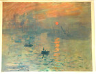 Affiche MONNET Claude Impression soleil levant 49x64 cm BE