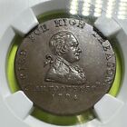 1794 Great Britain DH-1045A Middlesex Tooke E Plain NGC MS63BN Conder Token 1/2p