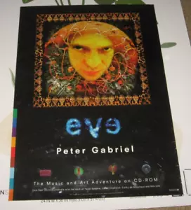 PETER GABRIEL Eve promotional POSTER 1996 - Picture 1 of 1