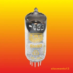 EM80 RWN NEUHAUS INDICATOR MAGIC EYE TUBE USED TESTED = 6E1P 6Е1П 6BR5 - Picture 1 of 4