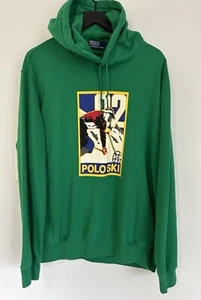 Polo Ralph Lauren Polo Ski 92 Graphic Hoodie Sweatshirt Grün Herren Gr. XL - Bild 1 von 4