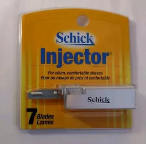 Schick Ricarica Iniettori Lame Cromo NUOVE 7 Pezzi Sigillate - Foto 1 di 2