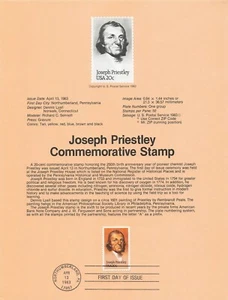 Souvenir Page Priestley US 2038 SP610 - Picture 1 of 2