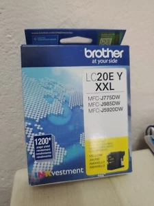 NEU Brother LC20E Y XXL (LC20EY) Tintenpatrone Gelb - Bild 1 von 2