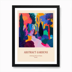 Colourful Gardens Gothenburg Botani Framed Wall Art Poster Canvas Print Picture - Picture 1 of 4
