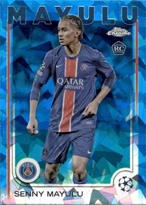 Senny Mayulu Rookie - 2024-25 Topps Chrome Sapphire UCC #173 - Bild 1 von 2