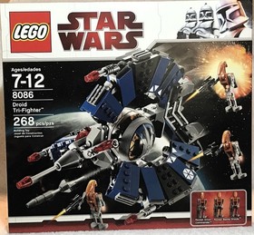 LEGO STAR WARS DROID TRI-FIGHTER 8086 MINT IN FACTORY SEALED BOX RETIRED