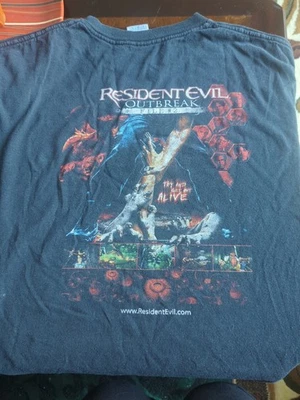 Vintage Capcom Resident Evil Outbreak File #2 Promotional T-shirt - Image 1 of 4