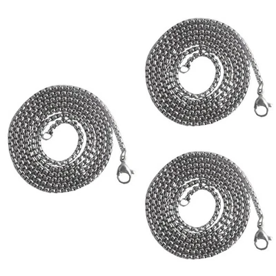  3 Pack Edelstahl Halskette Damen Für Einfache Im Stil Dekoration - Bild 1 von 4