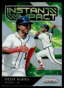 2019 Panini Prizm Instant Impact Ozzie Albies Atlanta Braves #II-6 - Picture 1 of 2