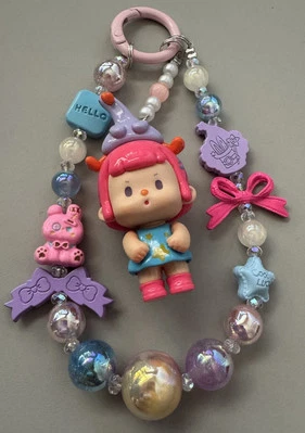Cute Glittery Bu’er Fairy Tale Mini Doll Phone Strap,Bag Charm,Keychain - Image 1 of 4