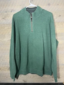 Tommy Bahama Wende-Polo mit 1/4-Reißverschluss grau bis grün XL - Bild 1 von 5