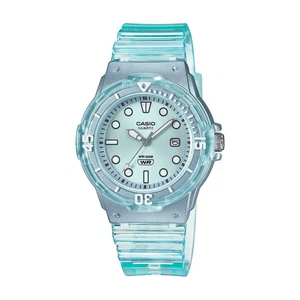 CASIO COLLECTION LRW-200HS-2 BLAU TRANSPARENT ANALOG MARINE WR 100M BRANDNEU - Bild 1 von 3
