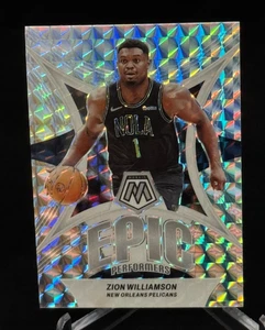 2023-24 Panini Mosaic Epic Performers Holo Silver #10 Zion Williamson Pelicans - Picture 1 of 2