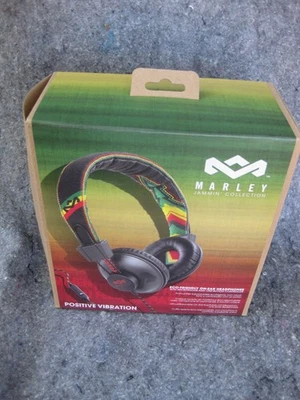 Marley Jammin коллекции EM-JHO11-RA Rasta проводные наушники новый запечатанный - Изображение 1 из 4