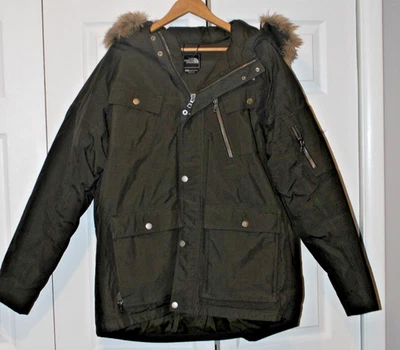 VTG THE NORTH FACE MEN'S GREEN 700 FILL GOOSE DOWN PARKER JACKET 2009 SIZE XL - Image 1 of 4