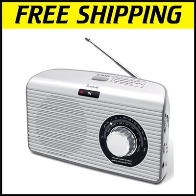 AM/FM Bluetooth Portable Radio with Sleep Timer - Perfect for Seniors & Outdoors - Image 1 of 4