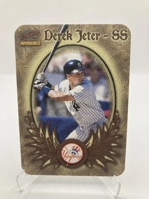 Foto grabados Pacific Invincible 1998 troquelados #9 Derek Jeter raro Foto 1 de 2