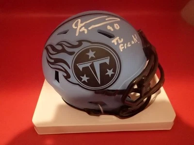 Jevon Kearse Signed Titans Rave Mini Helmet W/ THE FREAK JSA WC214144 - Image 1 of 3