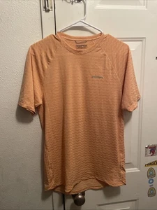 Camisa PATAGONIA Para Hombres Ridge Flow Talla M Para Hombre Naranja Estilo 23565 Usada - Imagen 1 de 10