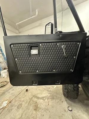 Par de paneles de puerta personalizados Ford Bronco 1972 clásico izquierdo+derecho panal abeja Foto 1 de 4