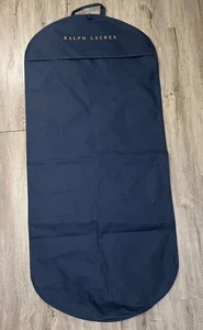 Ralph Lauren Kleidersack blau 54x24 Anzüge Hemden Reise Aufbewahrung Reißverschluss Griffe - Bild 1 von 5