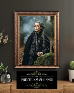 Impresión de diosa pagana Samhain de octubre arte de fantasía Wicca decoración de otoño - Imagen 1 de 5