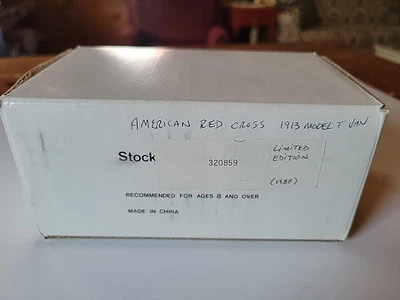 Rare ERTL American Red Cross 1913 Ford Model T Van Die Cast Coin Bank - MINT !!! - Image 1 of 4