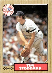 1987 O-Pee-Chee Tim Stoddard - Imagen 1 de 2