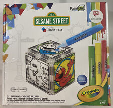 PaintOn by Create On 123 Sesame Street 10 Pc Kit Crayola Magna Tiles NEW