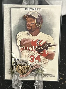KIRBY PUCKETT-----2022 TOPPS-----ALLEN & GINTER---MINNESOTA TWINS - Picture 1 of 2