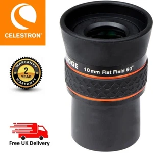 Celestron Ultima Edge 10mm Flat Field Eyepiece 1.25 Inch 93450 (Stock of UK ) - Picture 1 of 8