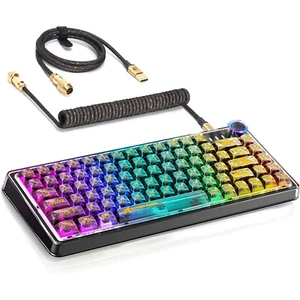 Teclado mecánico Attack SAHRK K75, teclado para juegos RGB personalizado, interruptor lineal - Imagen 1 de 14