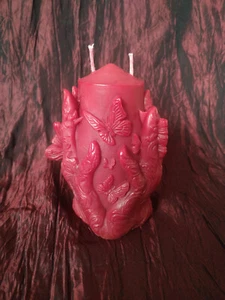 Schmetterling Hand Kerze BDSM SM Niedrigtemperatur Wachsspiel Groß - Bild 1 von 6