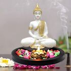 Lord Gautam Buddha Statue for Home Decorations Items.White | 7x3x9inches, Resin
