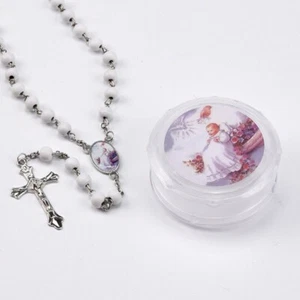 12 Baby Boy Girl Baptism Scented Rosary Beads Communion Comunion Party Favors - Picture 1 of 1