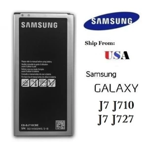 Batterie de remplacement OEM Samsung Galaxy J7 J727 / J7 J710 EB-BJ710CBC EB-BJ710CBN OEM - Photo 1 sur 7