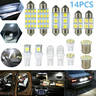 14PCS White LED Interior License Light Package Kit For Chevy Silverado 2000-2006 - Image 1 of 4