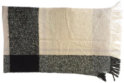 KIMCHI BLUE (Urban Outfitters) Blanket Scarf Shawl Cozy Woven  Fringed 24" x 80" - Image 1 of 4