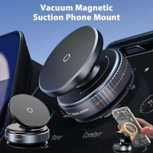 2Pack Vacuum Magnetic Suction Cup Car Phone Holder Stand Mount 360° Rotation - Picture 1 of 19