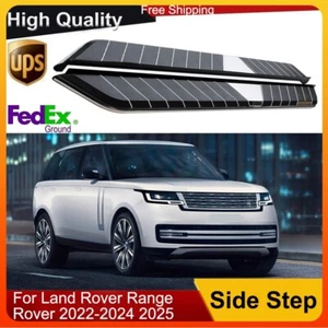 2PCS Fixed Running Board Side Step Nerf Bar Fit For Range Rover 2022 2023 2024 - Picture 1 of 13