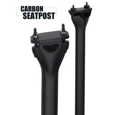 Ultralight UD Carbon Fiber Seatpost 27.2/30.9/31.6mm MTB Road Bicycle Seat Post - Image 1 of 4