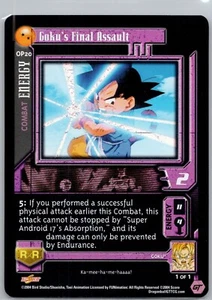 1x DBGT TCG GOKU'S FINAL ASALTO OP20 ALT FOIL HOLO SUPER 17 SAGA PROMOCIÓN LIMITADA - Imagen 1 de 1