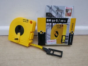 STABILA BM50G 10 METRE METRIC ONLY FIBREGLASS TAPE MEASURE CLASS III - Picture 1 of 1
