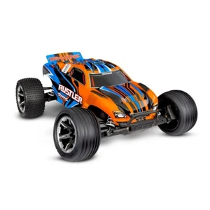 Traxxas 37254-8-ORNG Rustler orange 1:10 2WD StadiumTruck RTR Clipless Akku/Lade - Bild 1 von 4