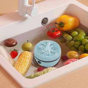 Sky Blue Portable Vegetable and Fruit Cleaner Machine Mini Fruit Washing Machine - Picture 1 of 22